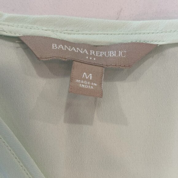 Banana Republic, Sleeveless top, light green/ light lime, Size M - Picture 3 of 6
